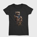 Teddy Bear on Chair, Women's T-Shirt