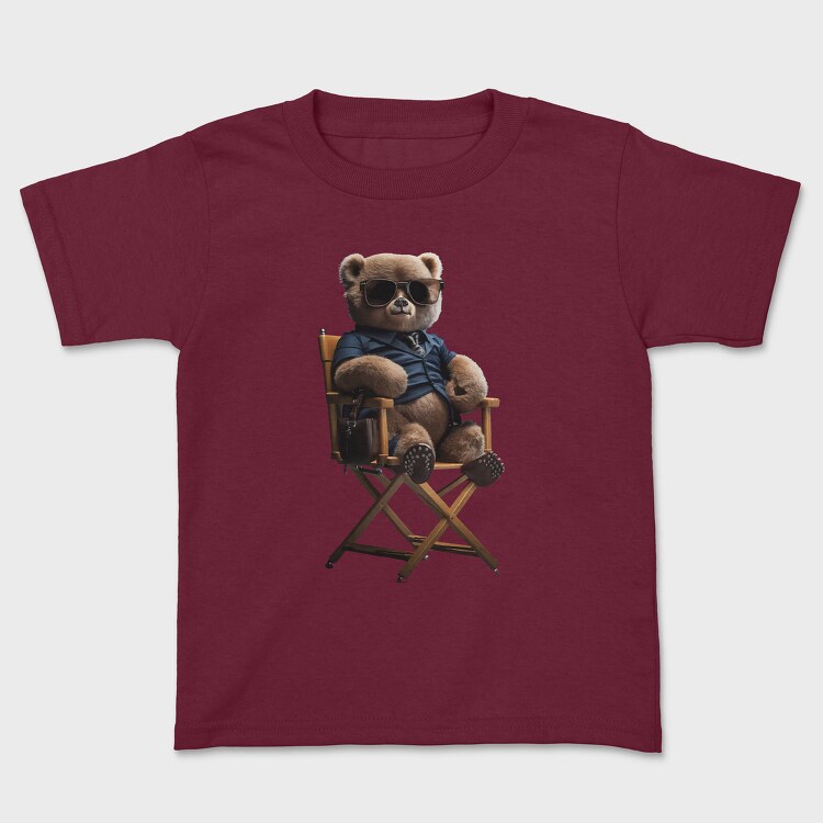 Teddy Bear on Chair, Kids' T-Shirt
