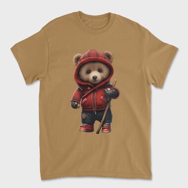 Teddy Bear Stick, Unisex Men's T-Shirt