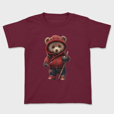 Teddy Bear Stick, Kids' T-Shirt