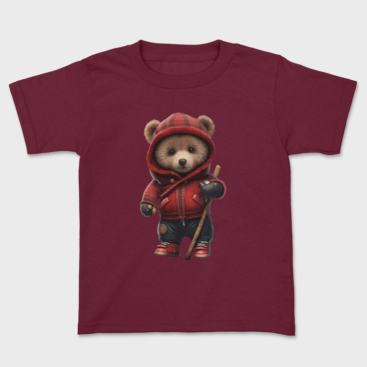 Teddy Bear Stick, Kids' T-Shirt