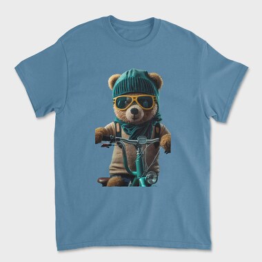 Унисекс Мъжка Тениска, Teddy Bike