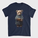 Teddy Morning Coffee, Unisex Men's T-Shirt
