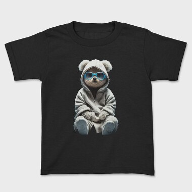 Teddy White Sweatsuit, Kids' T-Shirt