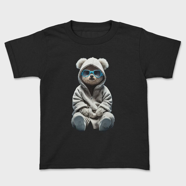 Teddy White Sweatsuit, Kids' T-Shirt