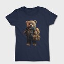 Teddy With Backpak, Women's T-Shirt