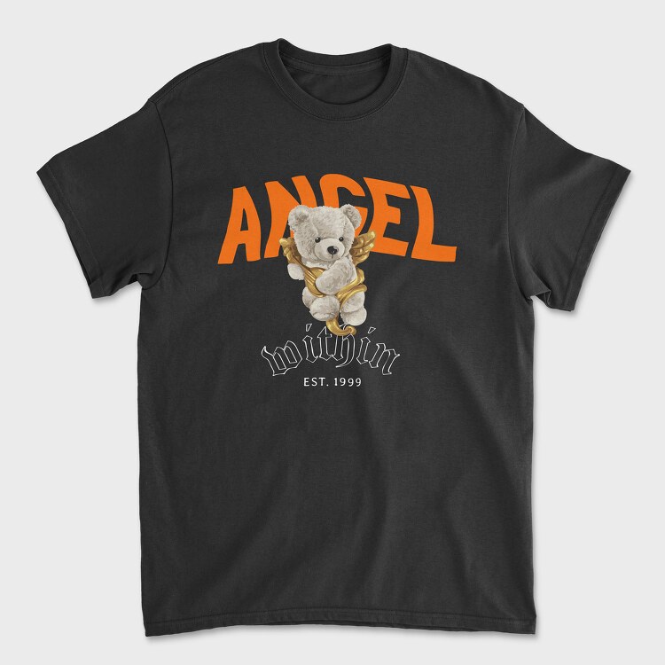 Angel Bear, Unisex Men's T-Shirt