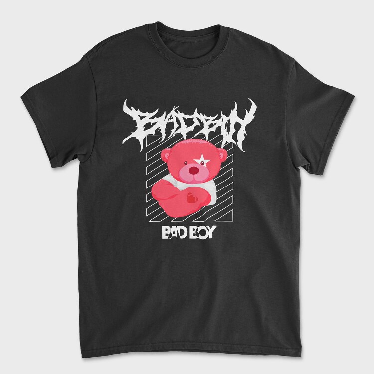 Bad Boy Bear, Unisex Men's T-Shirt