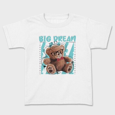 Big Dream Bear, Kids' T-Shirt