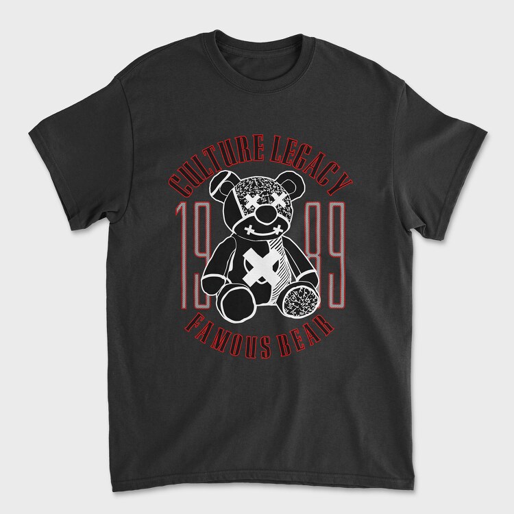 Culture Legacy Bear, Унисекс Мъжка Тениска