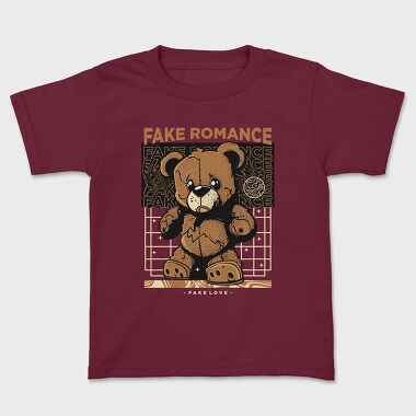 Fake Romance Bear, Kids' T-Shirt