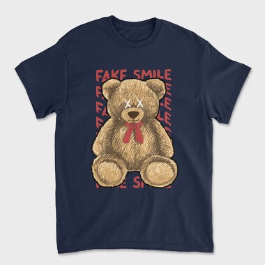 Fake Smile Bear, Unisex Men's T-Shirt