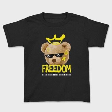 Kids' T-Shirt, Freedom Bear