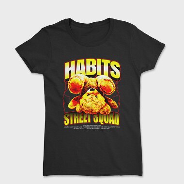 Habits Bear, Women's T-Shirt