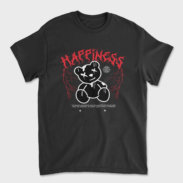 Hapiness Bear, Unisex Men's T-Shirt