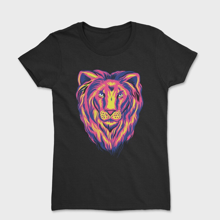 Colorful Lion, Women's T-Shirt