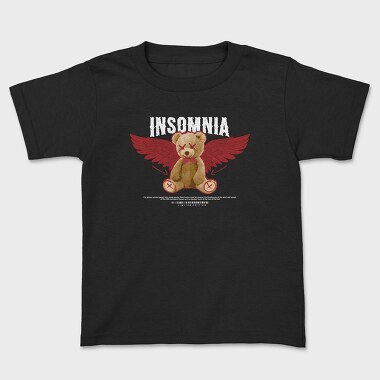Insomnia Bear, Kids' T-Shirt