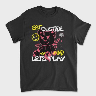 Lets Play Bear, Unisex Men's T-Shirt
