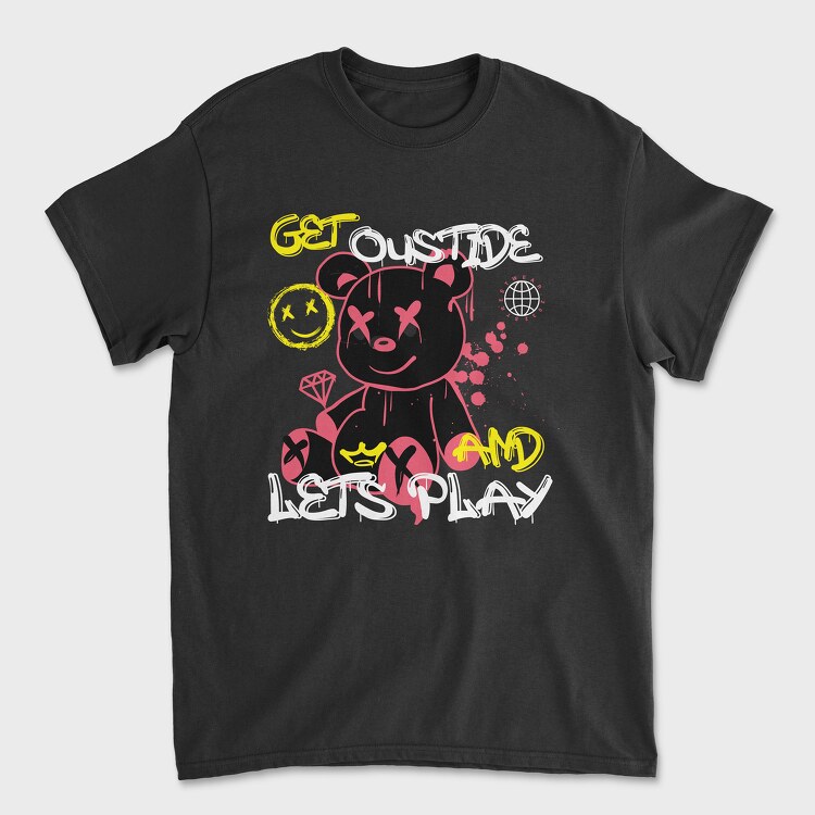 Lets Play Bear, Unisex Men's T-Shirt