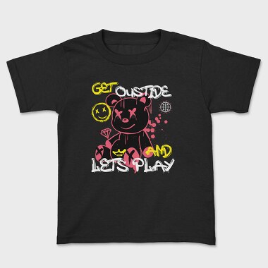 Lets Play Bear, Kids' T-Shirt