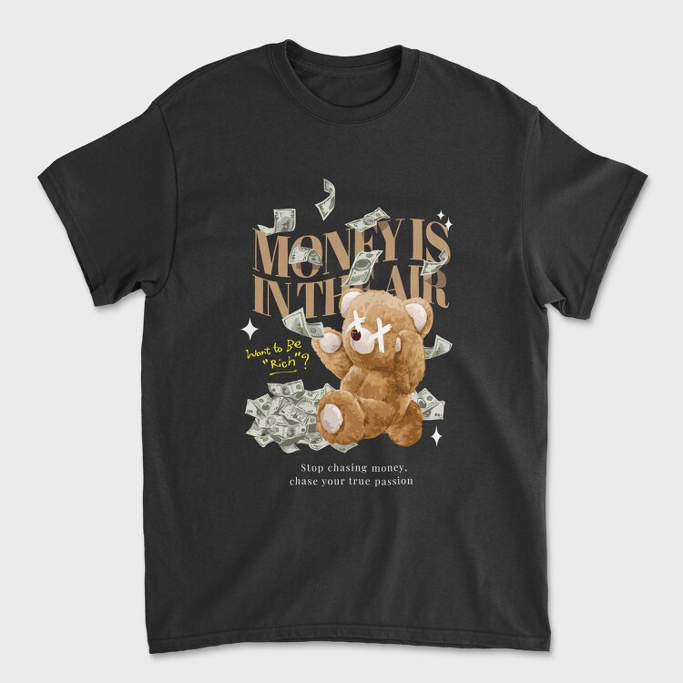 Money Bear, Унисекс Мъжка Тениска