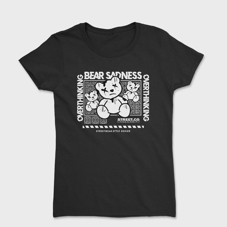 Overthinking Bear, Дамска Тениска