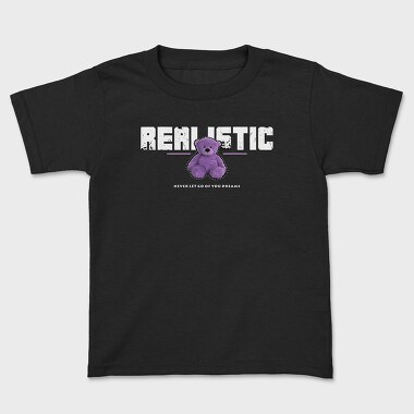Realistic Bear, Kids' T-Shirt
