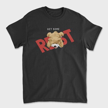 Unisex Men's T-Shirt, Rest Bear