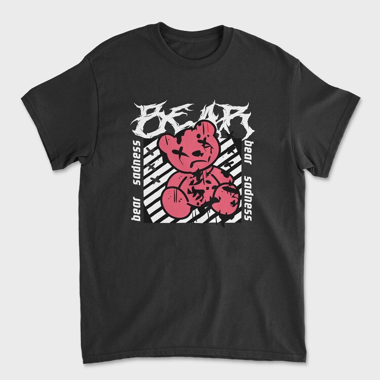 Sadness Bear, Унисекс Мъжка Тениска