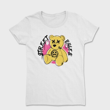 Street Rules Bear, Women's T-Shirt