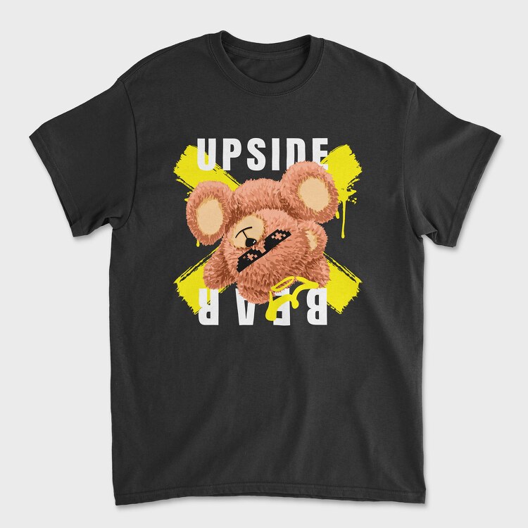 Upside Bear, Unisex Men's T-Shirt