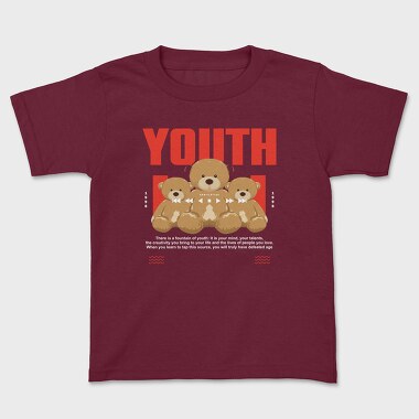 Youth Bear, Kids' T-Shirt
