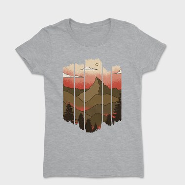 Cut Out Landscape, Women's T-Shirt