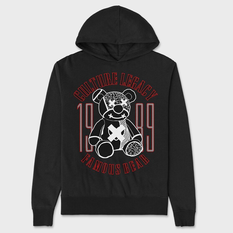 Culture Legacy Bear, Unisex Men's Hoodie
