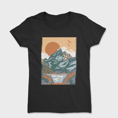 Vintage Mountain, Women's T-Shirt