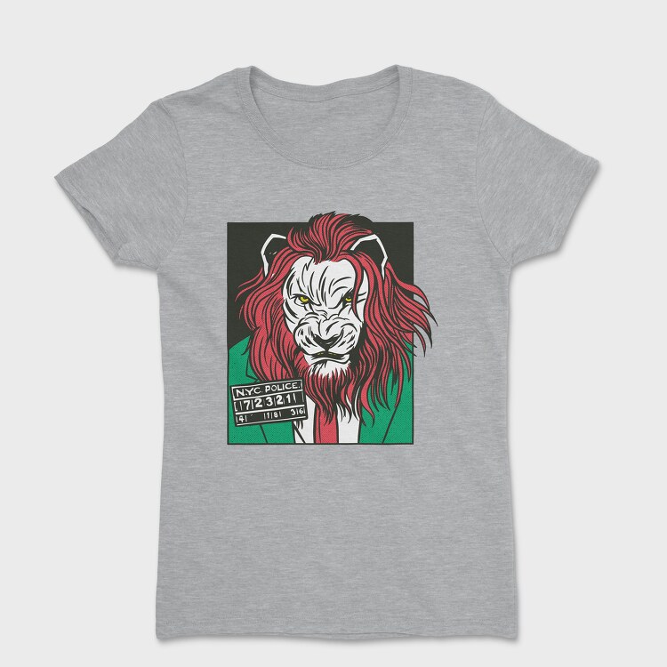 Lion Cartoon, Women's T-Shirt