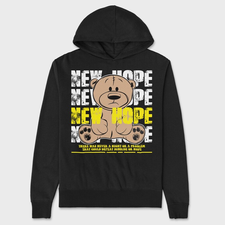 New Hope Bear, Unisex Men's Hoodie
