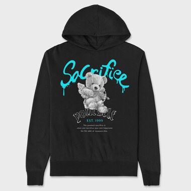 Sacrifice Bear, Unisex Men's Hoodie