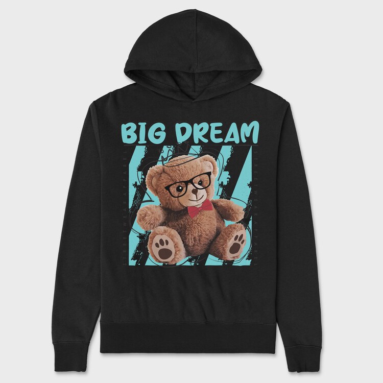 Big Dream Bear, Унисекс Мъжко Суичър