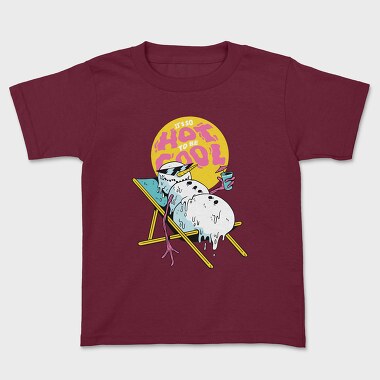 Snowman Sun Quote, Kids' T-Shirt