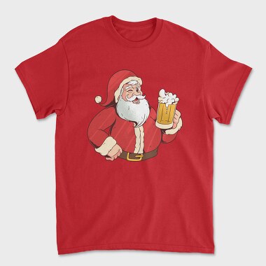 Santa Beer, Unisex Men's T-Shirt