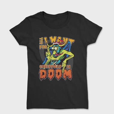 Christmas Doom, Women's T-Shirt