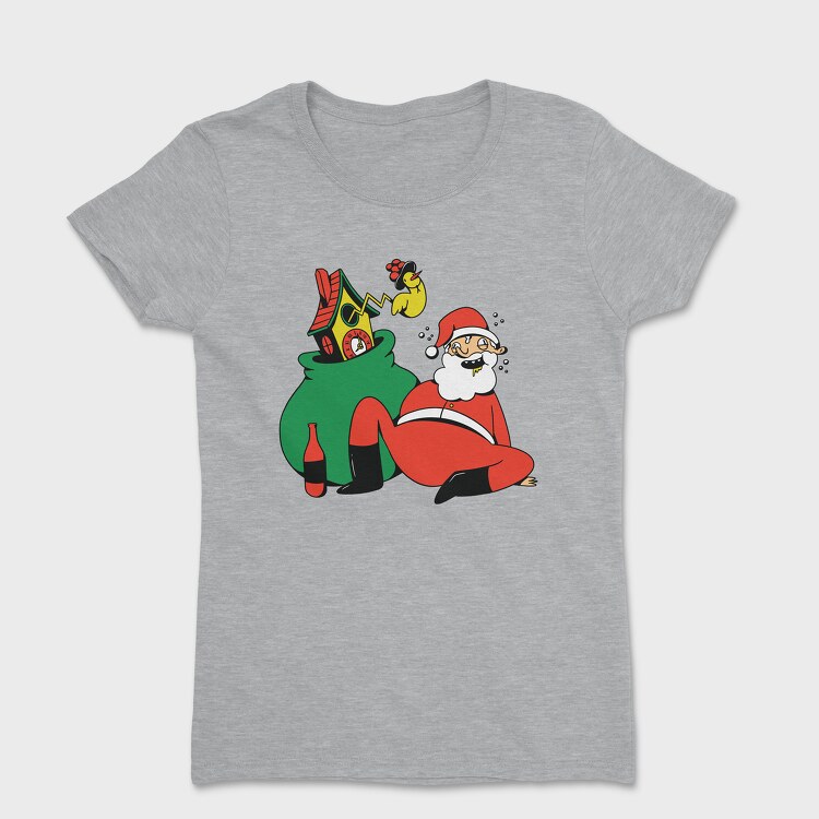 Drunk Santa, Women's T-Shirt