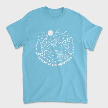 Mountains Rute, Unisex Men's T-Shirt