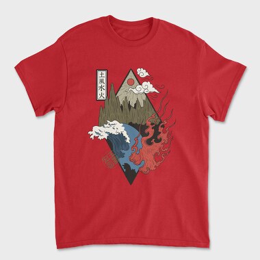 Four Elements, Unisex Men's T-Shirt