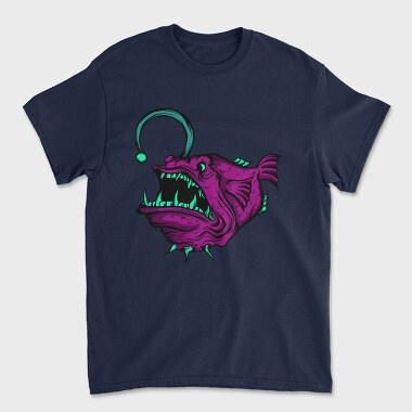 Anglerfish Purple, Unisex Men's T-Shirt