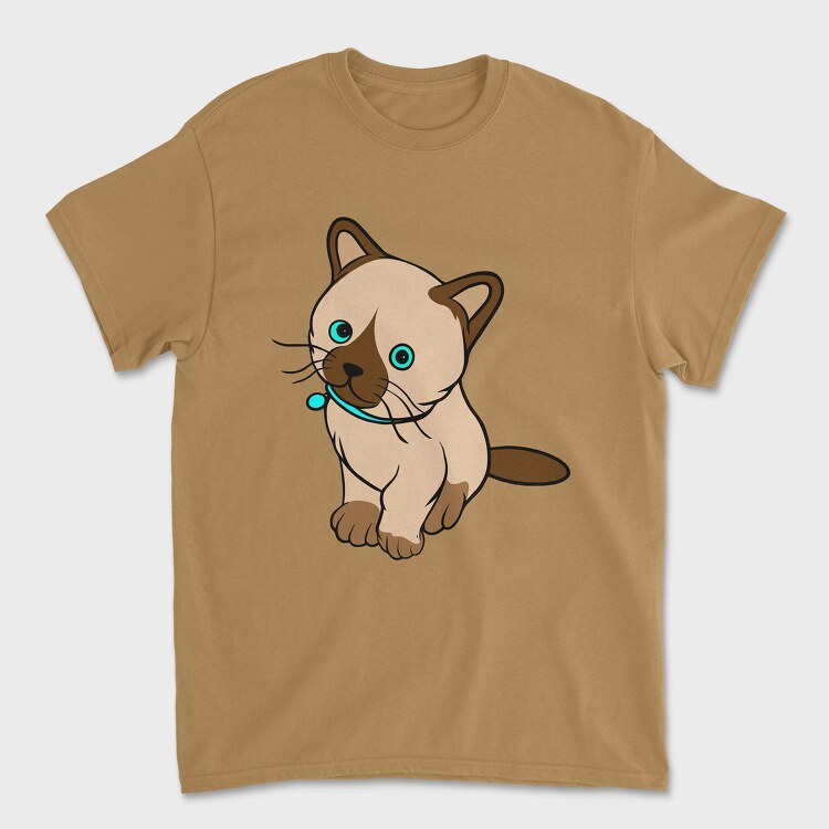 Blue Eyes Cat, Унисекс Мъжка Тениска