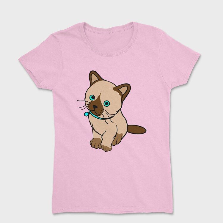 Blue Eyes Cat, Women's T-Shirt