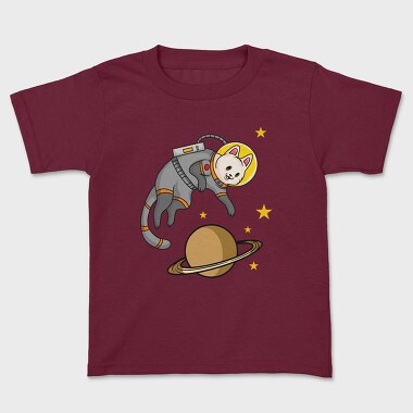 Cat in Space, Kids' T-Shirt