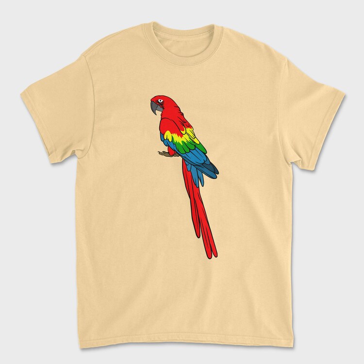 Colorful Parrot, Унисекс Мъжка Тениска